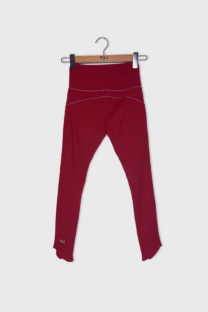 #008 - Ensemble Brassière + Legging ROUGE PASSION  (thermorégulateur) // Taille S YUJ - Maison de pleine conscience