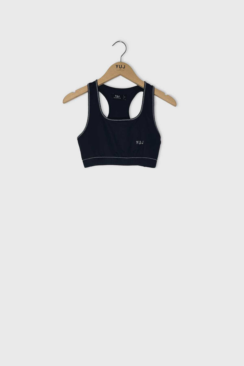 #439 - Brassière NOIR/SILVER // S YUJ - Maison de pleine conscience