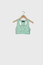 #500 - Ensemble legging + brassière BANDANA GREEN // Taille S YUJ - Maison de pleine conscience