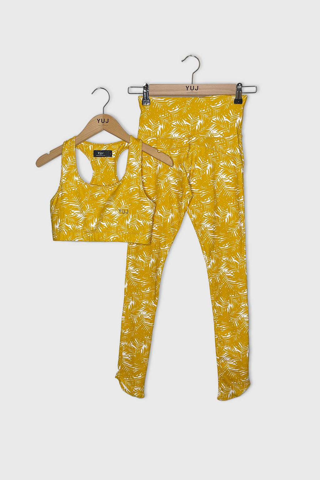 #506 - Conjunto de sujetador y mallas PALM JAUNE // Talla L/M YUJ - House of Mindfulness