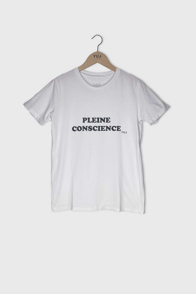 #613 - T-shirt mixte Pleine Conscience // Taille S YUJ - Maison de pleine conscience