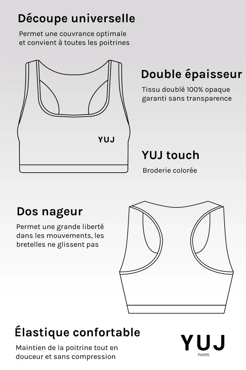 Brassière de yoga LEOPARD ORIGINALS YUJ - Maison de pleine conscience