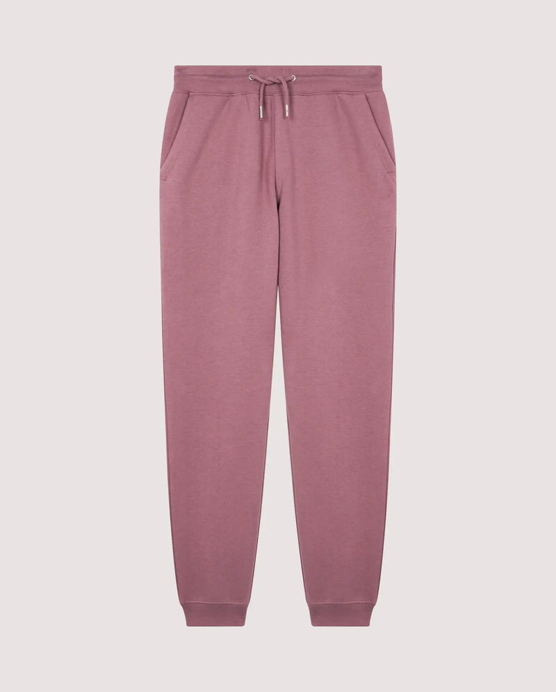 Jogging unisexe YOGA CLUB en coton bio burgundy YUJ - Maison de pleine conscience