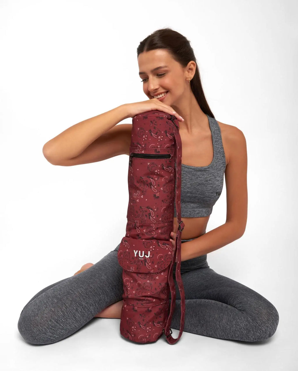 Sac à tapis de yoga BANDANA RED YUJ - Maison de pleine conscience