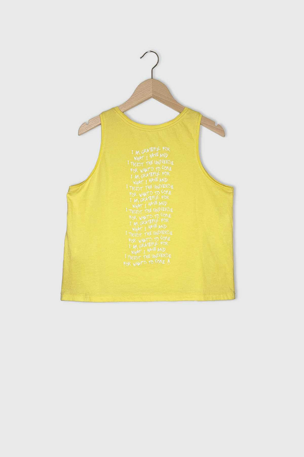#394 - OMM yellow tank top // Size S YUJ - House of Mindfulness