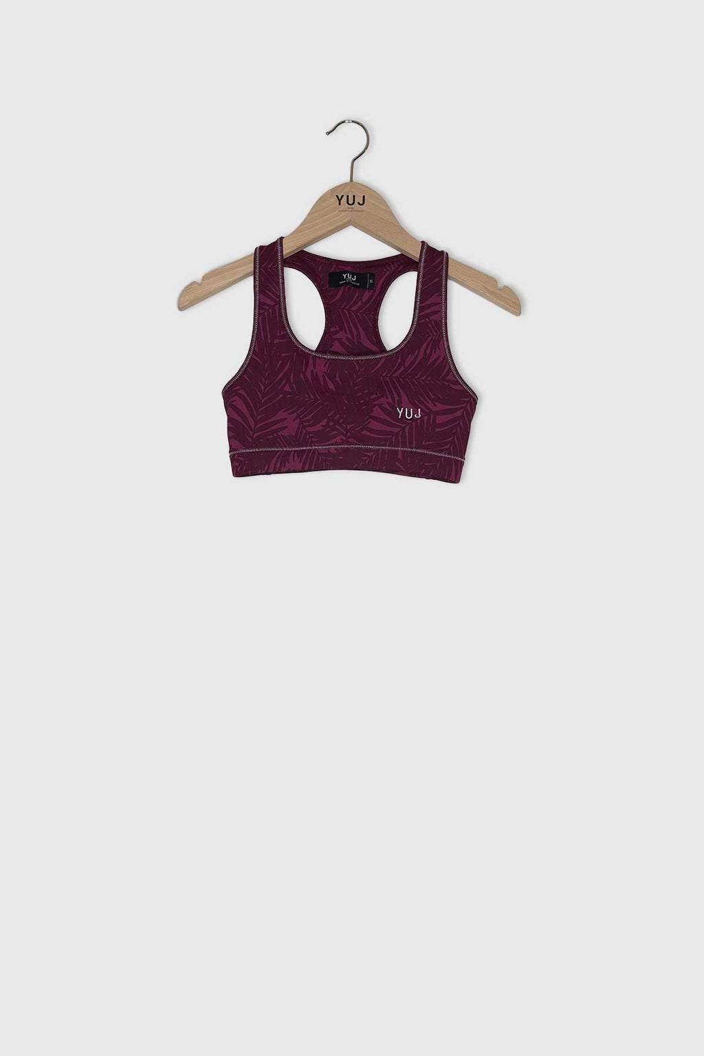 #45 - Brassière PALM MAUVE // Taille XS YUJ - Maison de pleine conscience