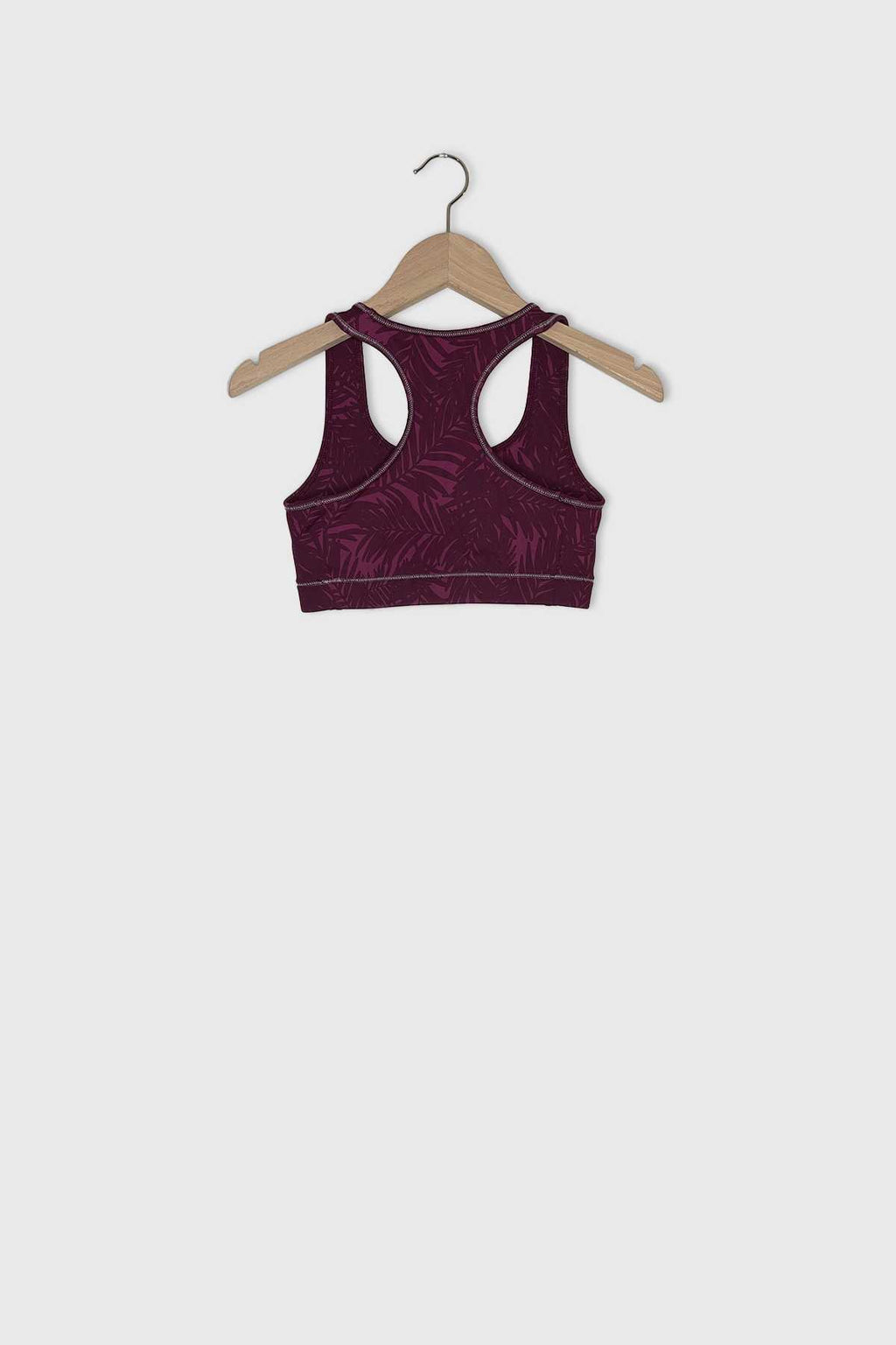 #45 - Brassière PALM MAUVE // Taille XS YUJ - Maison de pleine conscience