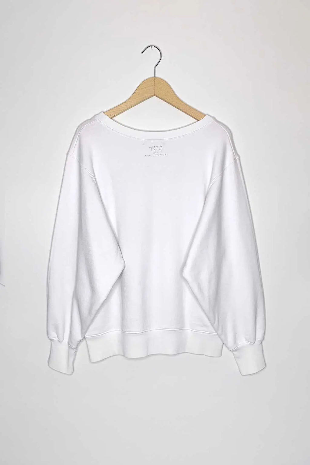 #475 - Sudadera blanca GOOD VIBES DEALER // Talla S YUJ - House of Mindfulness