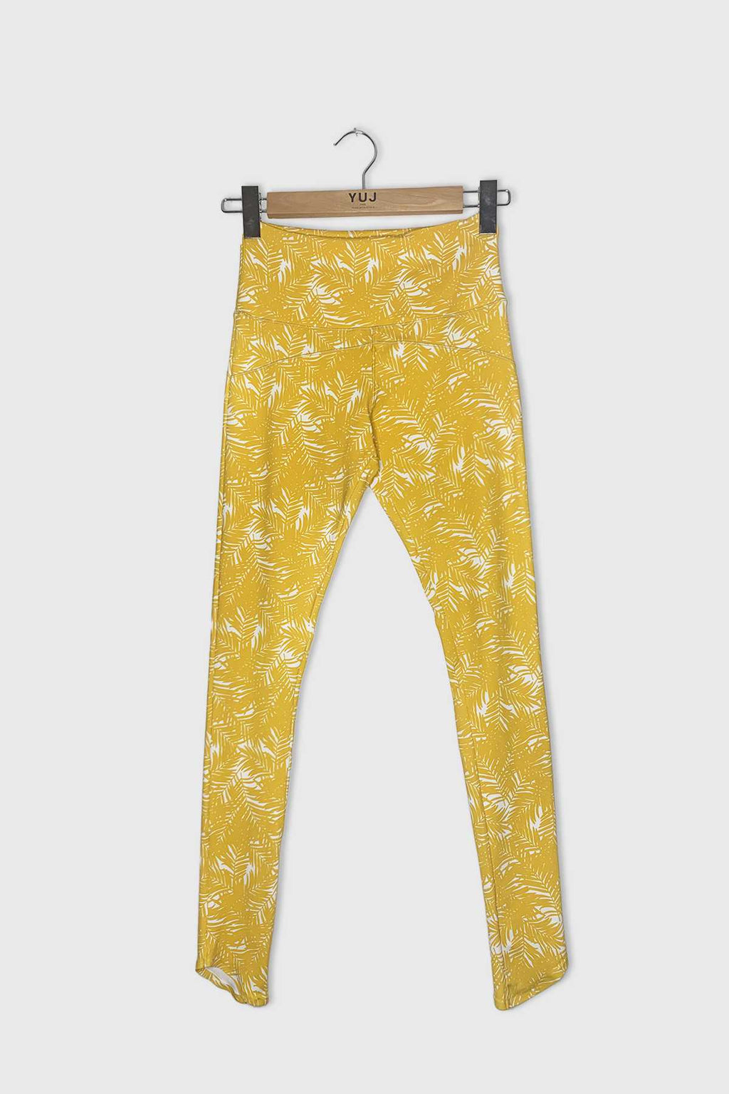 #516 -  Legging PALM JAUNE // Taille M YUJ - Maison de pleine conscience