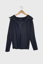 #551 - Sweat à capuche YUJLAB noir // Taille S/M YUJ - Maison de pleine conscience