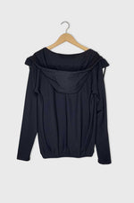#551 - Sweat à capuche YUJLAB noir // Taille S/M YUJ - Maison de pleine conscience
