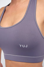 Brassière de yoga ANAHATA MAUVE YUJ - Maison de pleine conscience