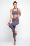 Brassière de yoga ANAHATA MAUVE YUJ - Maison de pleine conscience