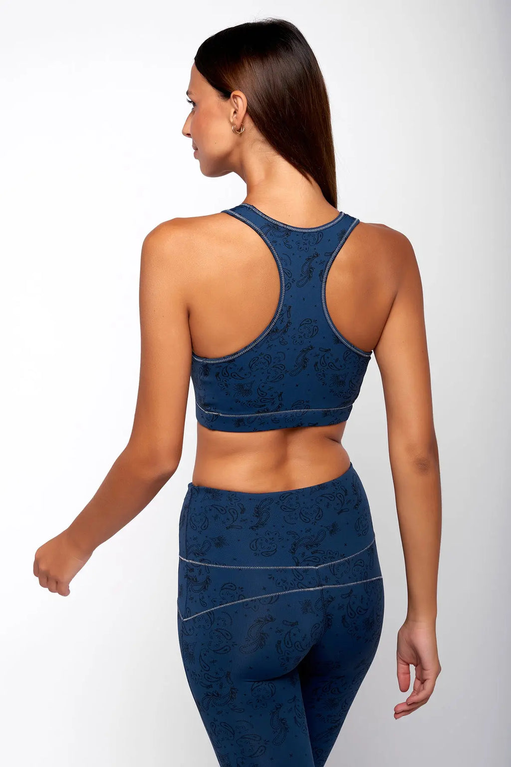 Brassière de yoga BANDANA BLUE YUJ - Maison de pleine conscience