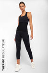 Camiseta de tirantes negra con sujetador integrado YUJLAB YUJ - Mindfulness house