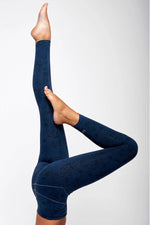 Legging de yoga BANDANA BLUE YUJ - Maison de pleine conscience