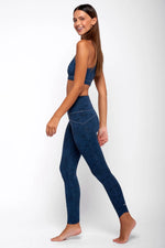 Legging de yoga BANDANA BLUE YUJ - Maison de pleine conscience