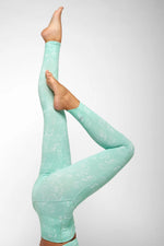Legging de yoga BANDANA GREEN YUJ - Maison de pleine conscience