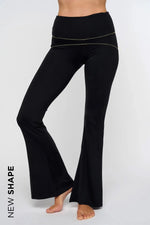 Pantalon flare noir/gold KARMAPANT YUJ - Maison de pleine conscience