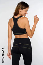 Pantalon flare noir/gold KARMAPANT YUJ - Maison de pleine conscience