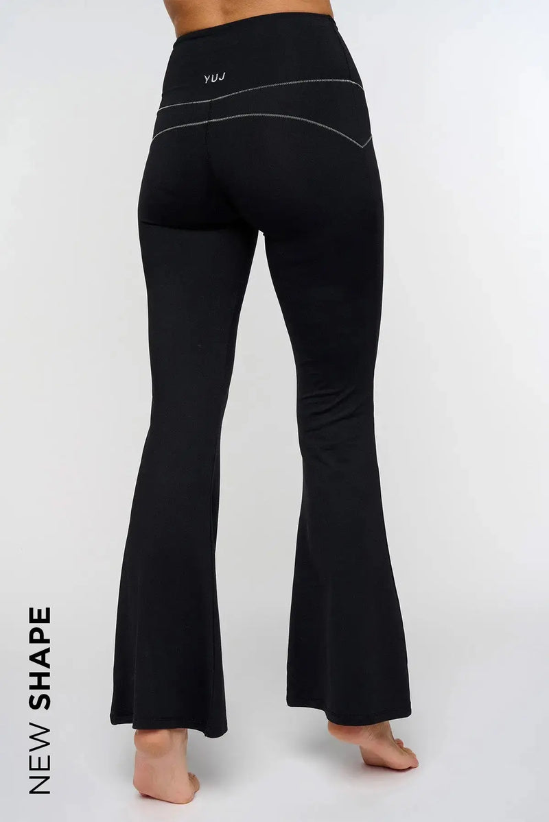 Pantalon flare noir/silver KARMAPANT YUJ - Maison de pleine conscience