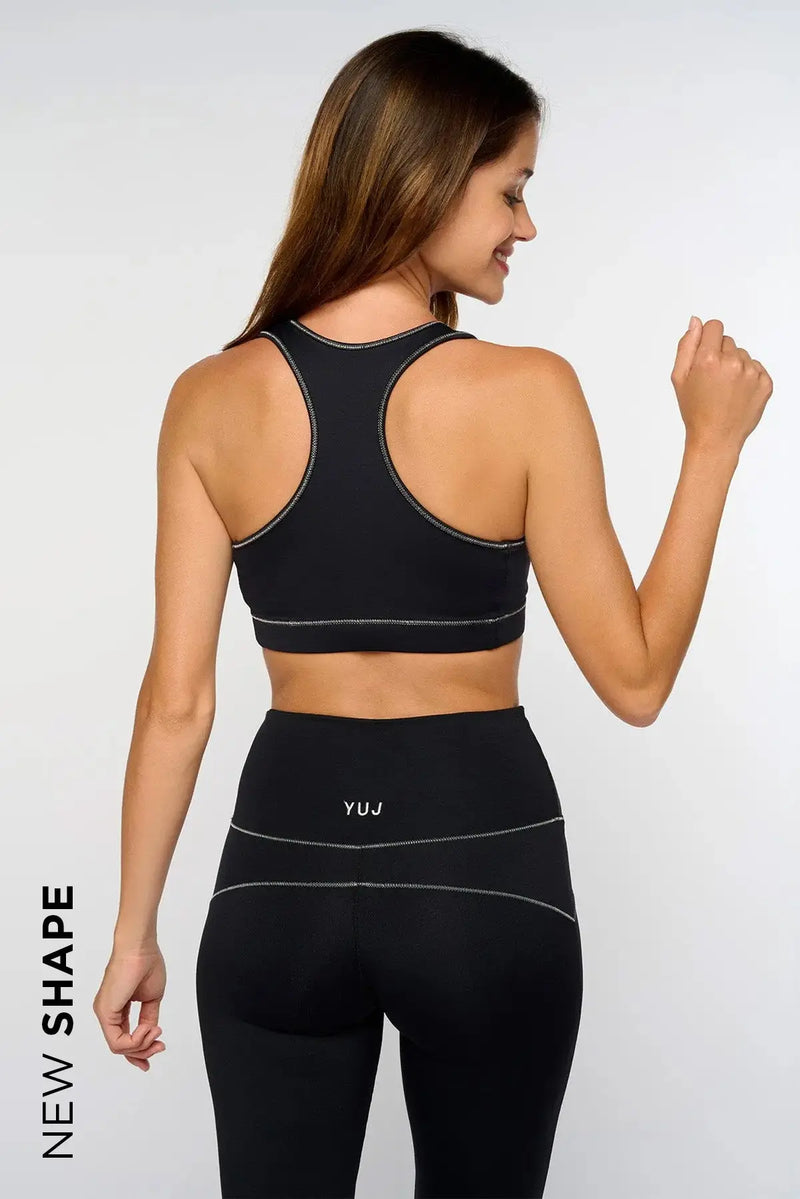 Pantalon flare noir/silver KARMAPANT YUJ - Maison de pleine conscience