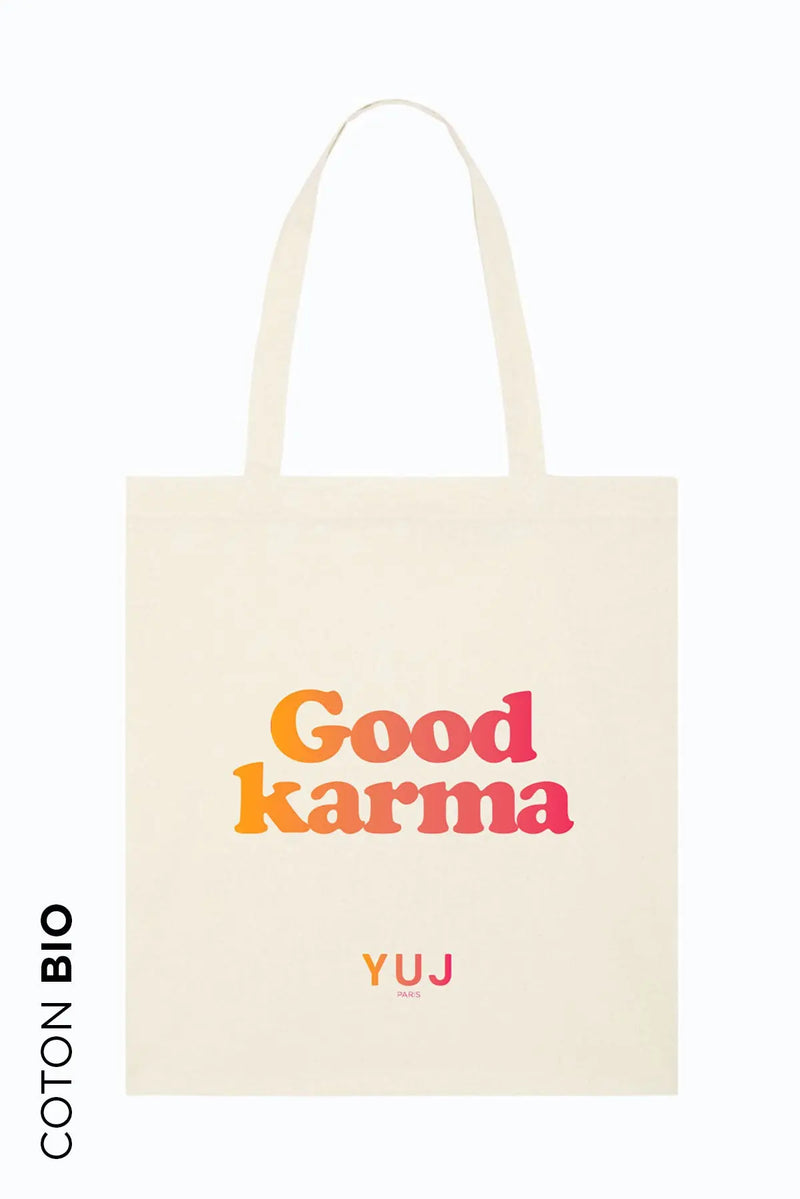 GOOD KARMA YUJ bolsa de la compra de algodón - House of Mindfulness