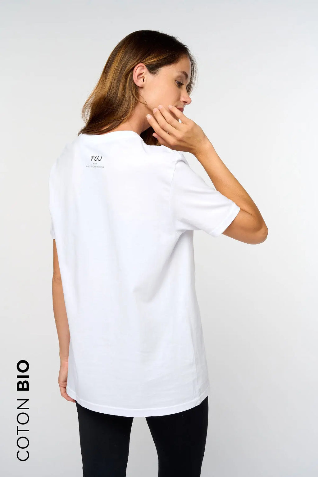 T-shirt blanc WONDER YOGINI YUJ - Maison de pleine conscience